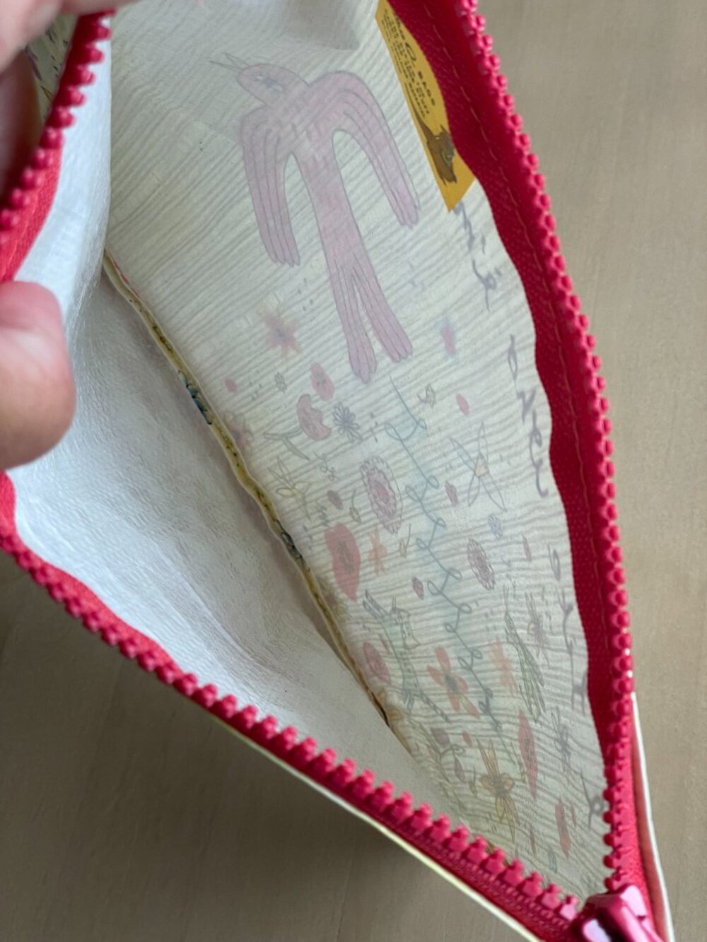 Entire Closet $5! NWT 9"x7" Blue Q Bags I Like Who I'm Becoming Zipper Pouch - Picture 10 of 14